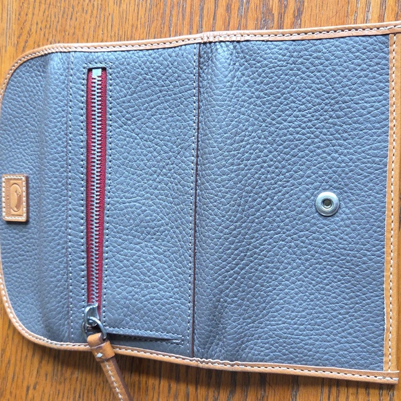 Dooney & Bourke Hobo Elephant Pebble Leather And Matching Wallet - Picture 7 of 7